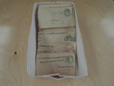 A small box of Indian Covers, mainly George V also including Edward VII