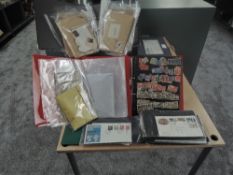A collection of GB & World Stamps and Covers, mainly used, some mint seen, in albums and loose