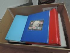 A box containing 11 World Stamp albums, early to modern, mint & used, well written up including