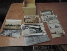 A collection of mainly black & white Postcards and Photographs, Cumbrian and Lancashire Towns