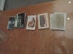 A collection of approx 150 vintage Postcards including Silks, Theatre etc