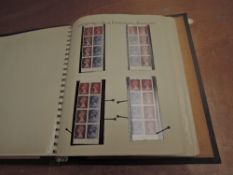 A GB Queen Elizabeth Stamp Album containing Stamp Booklets and Booklet Panes, 1970's