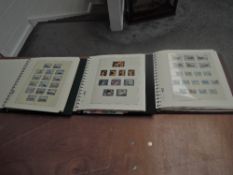 Three printed albums, album 1 Isle of Man 1993-2000 all unmounted mint, complete or near complete,