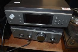 Two Sony mini hifi seperates, MHC-S3 and ST-S3