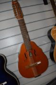 An interesting Canarian Laud, 12 string, comes with hard guitar case