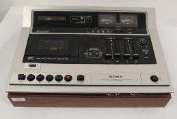 A vintage top loading Sony cassette deck TC177SD