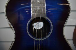 A Daisy Rock electro acoustic guitar, with gig bag