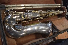 A vintage Lafleur saxophone, in E , serial number 1435, in hard case