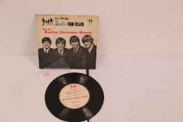 A Beatles 1964 Christmas fan club in VG - getting rare these flexis and a nice addition to your