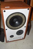 A pair of Mission 700 speakers