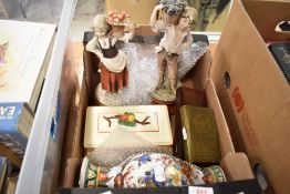 A selection of ceramics and penny saving bank