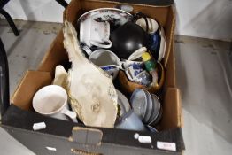 A selection of ceramics including rice bowls