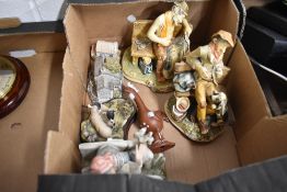 20th century figurines including Naturecraft and Lilliput lane etc