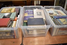Three boxes of travel and history interest books