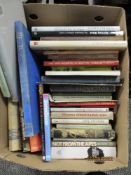 Library volumes and text books of travel and world interest