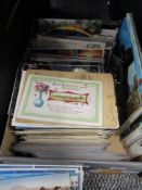 A good collection of postcards including some Victorian portraits and comedy interest