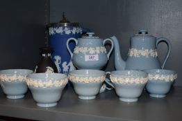 A selection of Wedgwood including tea set, Basalt Jasperware and large water jug