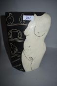A 20th century modern Jude Jelfs ' Interior Design ' studio pottery sculpture of erotic and nude