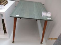 A mid century Kirkstone Westmorland slate top coffee table on dansette legs