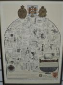 J L Carr, (20th century), a Ltd Ed print, map of Westmorland, dated 1976, and num 469/776, 62 x