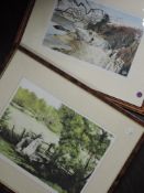 Donald Dakeyne, (contemporary), after, a Ltd Ed print, The Cove, signed, and num 14/20, 18 x 27cm,