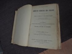 A volume, Thomas Andrew M.D &c, Cyclopedia of Domestic Medicine and Surgery, of various diseases