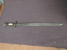 A British 1907 Bayonet 1913 pattern, no scabbard, overall length 52cm, this bayonet was made for the