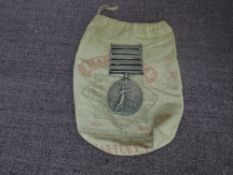 A Queens South Africa Medal to 31018 TPR.D.McCulloch Scotish Horse, 3rd type reverse having five