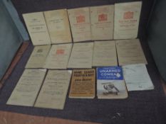 A collection of WW2 Military Booklets including Home Guard Instruction no51 part 1, 2, 3 , 4 and