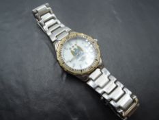 A gent's Limited edition Manchester City Football club wrist watch by Klaus Kobec having baton