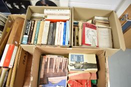 Three boxes of library books of political and Indian interest