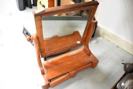 A vintage bathroom mirror