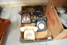 A selection of telephone sets AF