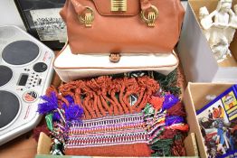 A selection of carpets and bags