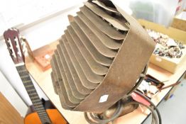 A vintage industrial fan