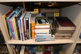 A mixed selection of books including Wainwright, Meissen and Sotheby's