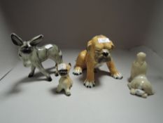 Four animal studies including Capodimonte dog, Miquel dog and Donkey