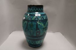19th century and later studio pottery including large Poterie Serghini Moroccan vase and similar