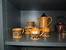 A mid century Sadler Boho Mod Floral part tea service