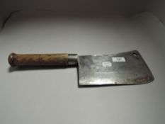 An antique butchers cleaver by Sorby No.4