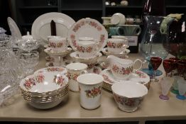 A modern Colclough Wayside pattern tea and breakfast service