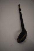 An unusual Georgian parasol handle or similar, having Pique design to hinged handle and 'Petit 1822'