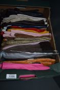 Over twenty pairs of predominantly ladies vintage and retro gloves.