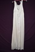 A 1960s/70s full length satin nightdress, Purportedly BIBA, label not present.