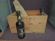 Seven bottles of Croft 1970 Vintage Port, bottled 1972 no strength or capacity to labels, various