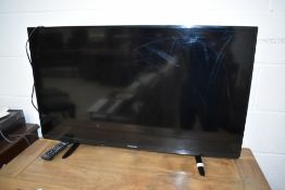 A Panasonic flat screen TV, 40inch LED