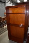 A reproduction mahogany tall bookcase, height approx. 194cm