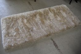 A vintage mohair rug, Allander House of Fraser labelled