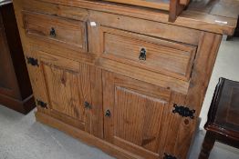 A modern rustic style sideboard, width approx. 108cm