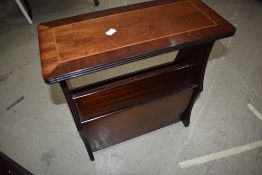 A reproduction magazine table width approx. 48cm